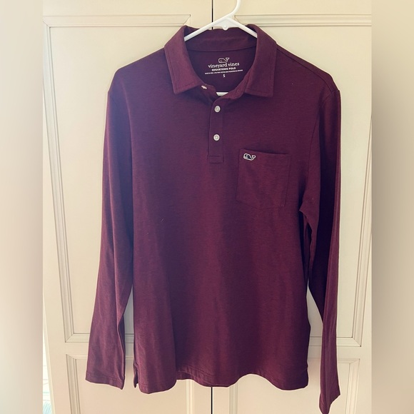 vineyard vines Edgartown Polo Crimson - Picture 1 of 2